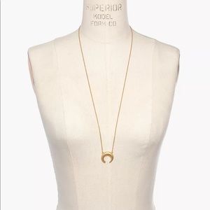 Madewell crescent moon necklace